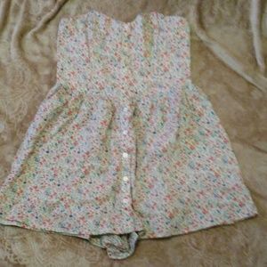 Pins and Needles flower romper